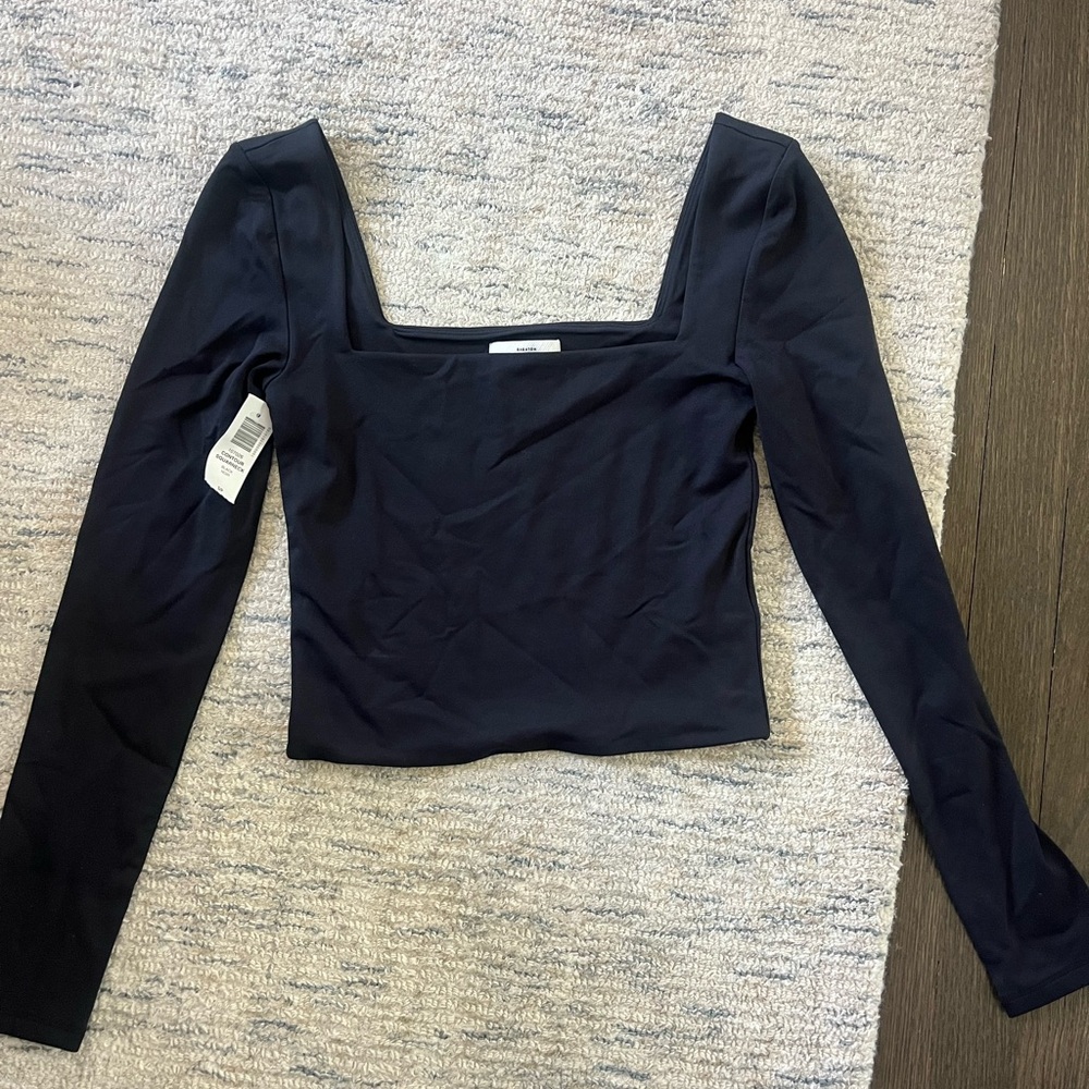NWT Babaton Contour Squareneck Top